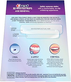 Crest Whitening Strips for Sensitive Teeth (1 pouch)
